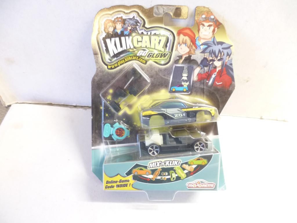 Majorette Klik Cars Dark Rocket nieuw in blister modelauto., Ophalen of Verzenden, Nieuw, Auto