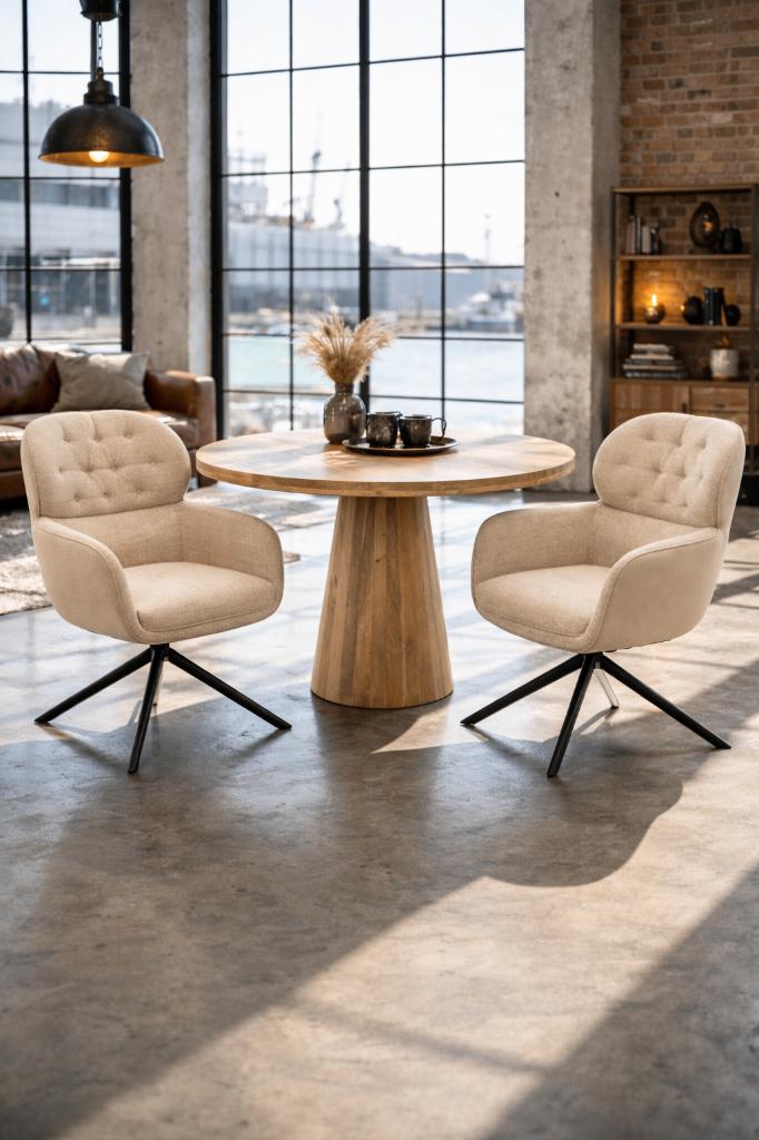 Luxe draaistoelen – 180/360 – gratis levering, Overige kleuren, Verzenden, Nieuw, Modern , Industrieel , Japandi en Landelijk