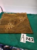 tafelkleed bruin goud vierkant [a942], Diversen, Kerst, Ophalen of Verzenden, 'T Olde Gre-j, Info@toldegrej.nl, Endepoelstraat 20f Didam