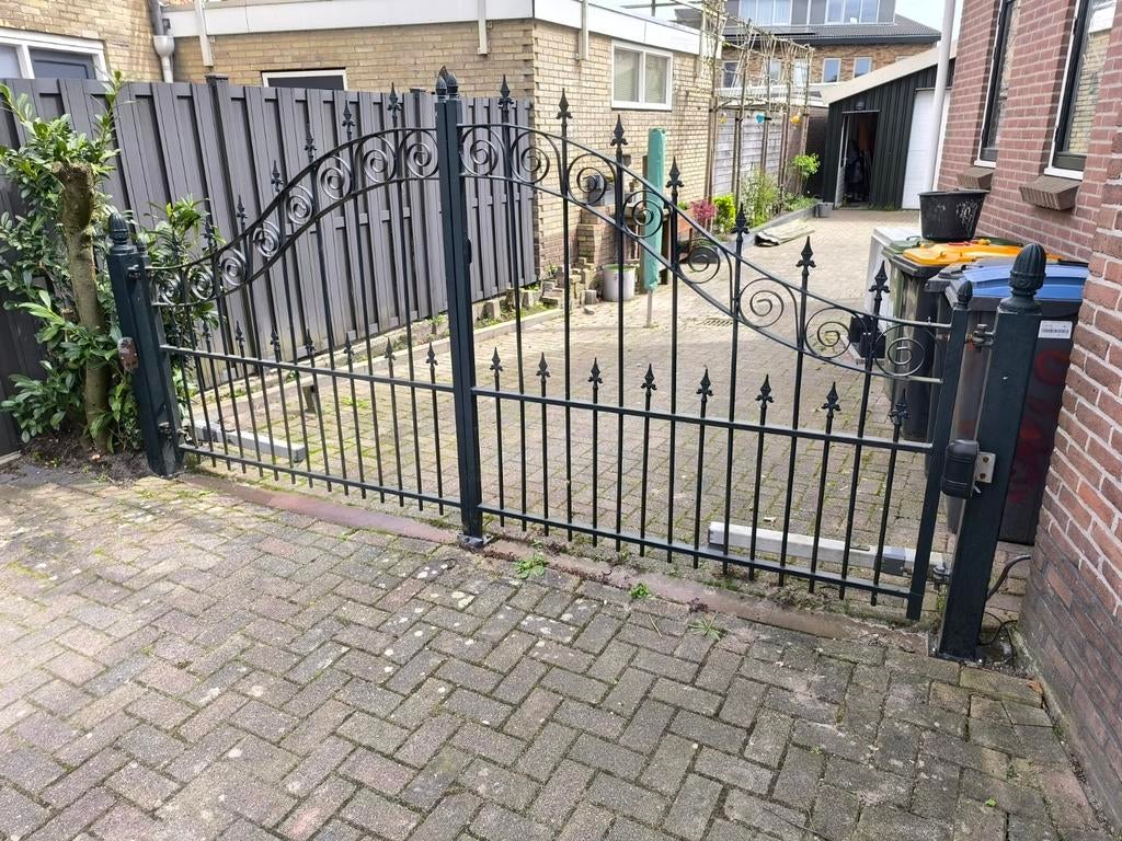 Elektrische sierpoort - compleet met motor, Met poort, Gebruikt, Ophalen of Verzenden, Sierhekwerk