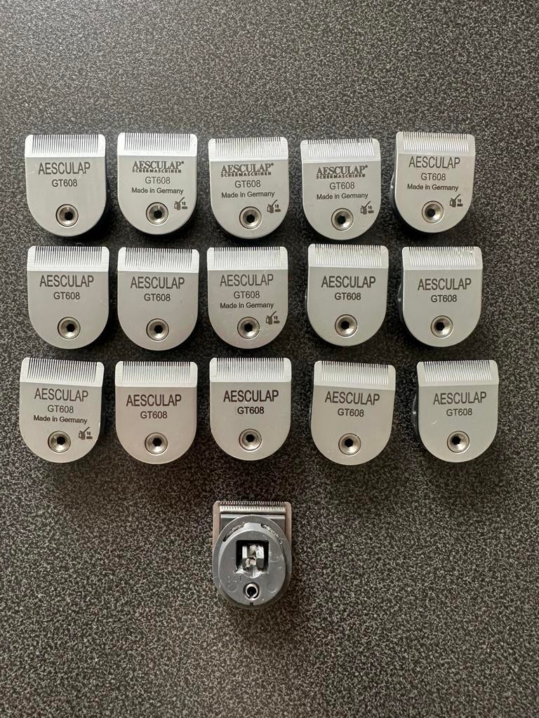Goed werkende scheerkoppen voor de Esculap GT608, Dieren en Toebehoren, Ophalen of Verzenden, Gebruikt