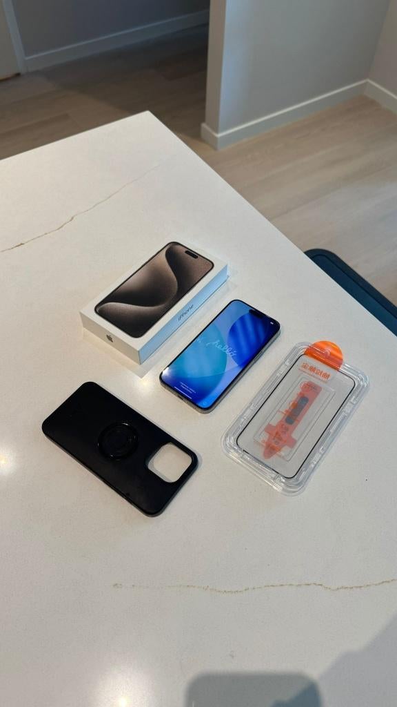 iPhone 15 Pro Max 512GB Titanium | 100% batterij | ZGAN, Telecommunicatie, Mobiele telefoons | Apple iPhone, Ophalen, 512 GB, Zwart