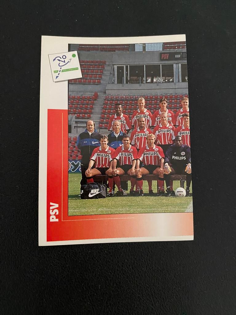 PSV Eindhoven Elftal - Panini Voetbal 96, Ophalen of Verzenden, Zo goed als nieuw, PSV, Poster, Plaatje of Sticker