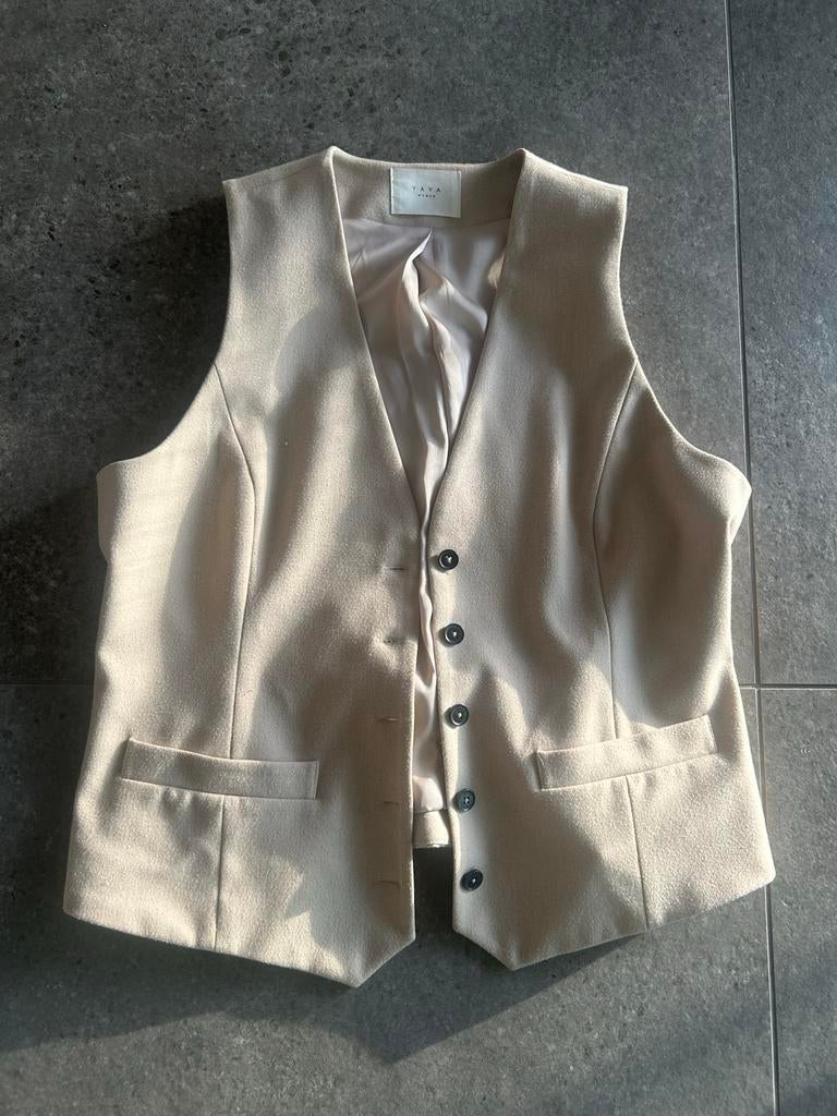 Yaya dames gilet maat 38, Kleding | Dames, Bodywarmers, Ophalen of Verzenden, Gedragen, Maat 38/40 (M), Beige