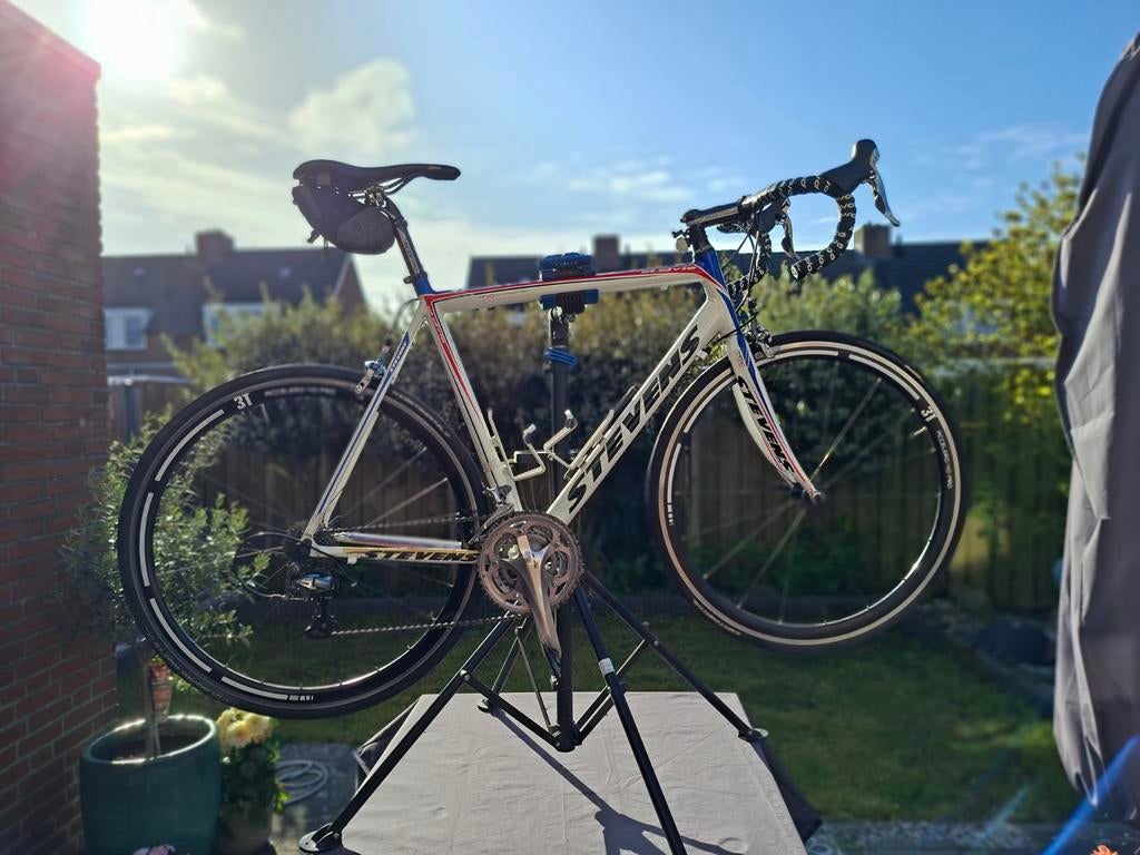 Stevens Stelvio racefiets, Fietsen en Brommers, Fietsen | Racefietsen, Gebruikt, Aluminium, 57 tot 61 cm, Meer dan 20 versnellingen