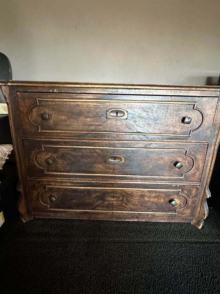 Grenen ladekast, Huis en Inrichting, Kasten | Ladekasten, Gebruikt, Minder dan 100 cm, 50 tot 100 cm, 25 tot 50 cm, 3 of 4 laden