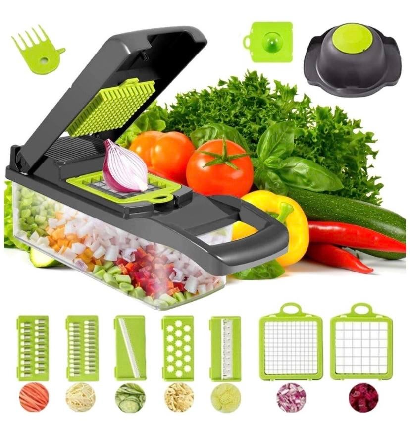 Multifunctionele keukenmachine, groentesnijder 15-delig, Ophalen of Verzenden, Nieuw