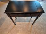 Zwarte make-up tafel met spiegel en lades, Ophalen, Minder dan 50 cm, Gebruikt, Minder dan 100 cm