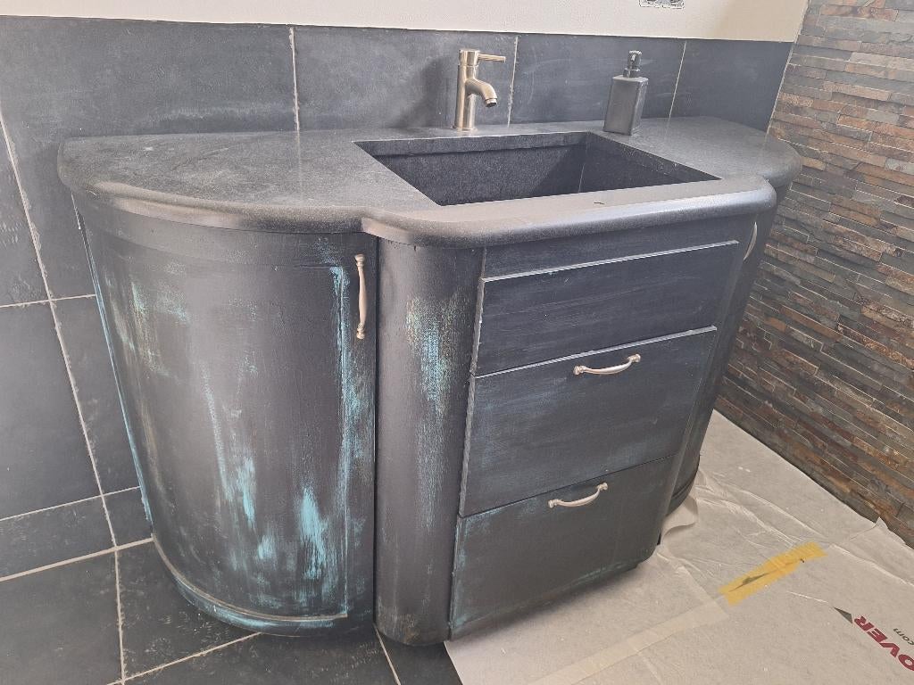 Badkamermeubel, Huis en Inrichting, Badkamer | Badkamermeubels, Ophalen, Gebruikt, 150 tot 200 cm, Minder dan 100 cm