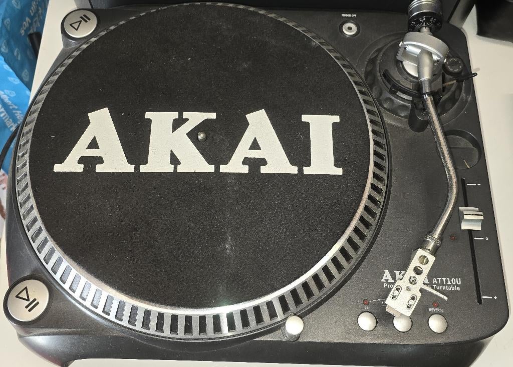 akai  type att10u platenspeler stroboscoop moet reparatie, Ophalen, Gebruikt, Platenspeler, Akai