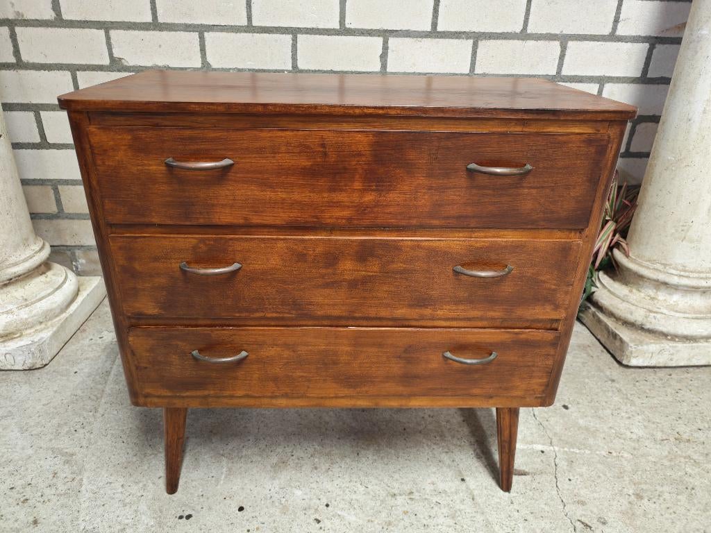 Vintage 60's Ladekastje, Huis en Inrichting, Ophalen, Gebruikt, 60's retro midcentury deens vintage, 50 tot 100 cm