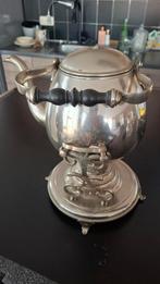 Antieke theepot/koffiekan met petroleumbrander, Antiek en Kunst, Ophalen of Verzenden