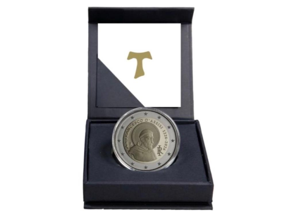 2 euro Italië “Sterfdag Sint Franciscus Assisi’’ Proof 2026, Verzenden, Italië, 2 euro, Losse munt