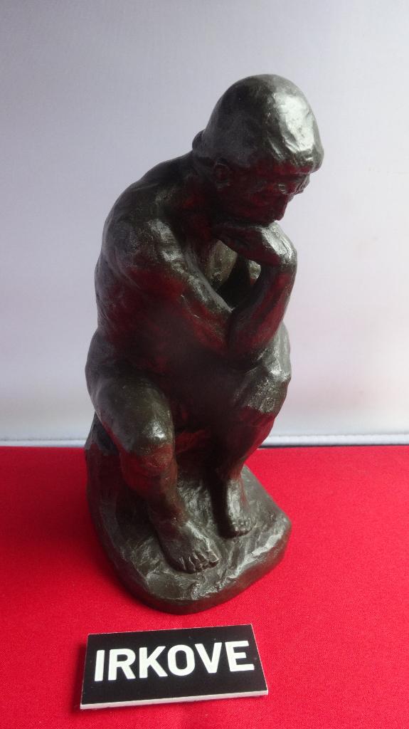 DE DENKER * BEELD PLASTIEK * Keramiek *, Minder dan 20 cm, Steen of Keramiek, Beeld, Europa