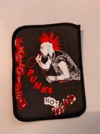 The Exploited Punks not Dead vintage muziek embleem patch, Ophalen of Verzenden, Nieuw, Kleding