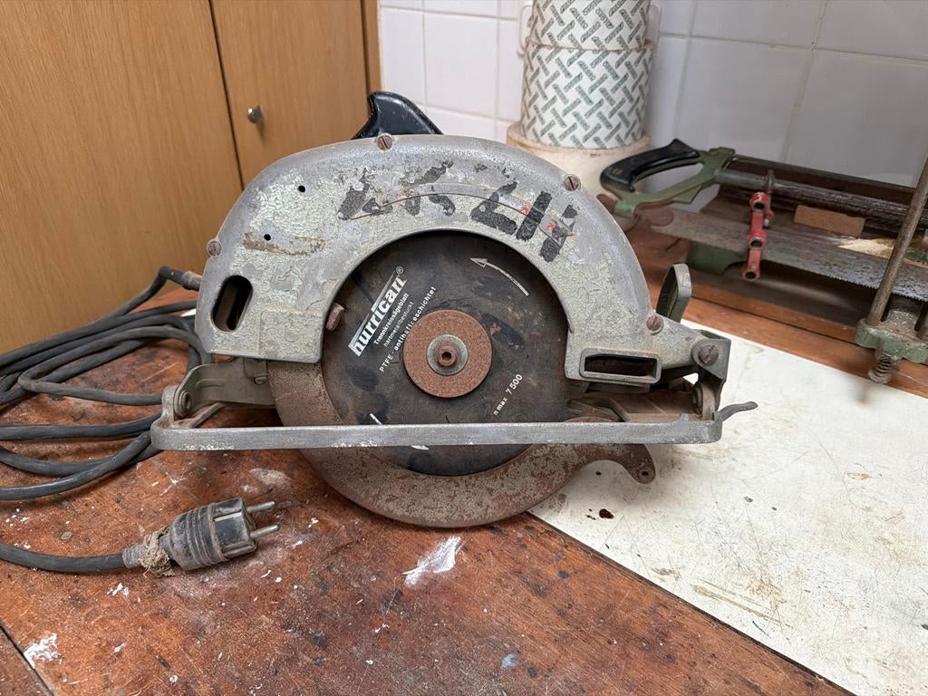 Metabo Cirkelzaag - Vintage en Robuust, Doe-het-zelf en Verbouw, Gereedschap | Zaagmachines, Gebruikt, Cirkelzaag, 600 tot 1200 watt