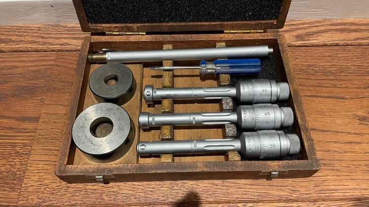 Tesa imicro 11-20mm 0,005mm binnenmicrometer-/schroefmaat, Doe-het-zelf en Verbouw, Meetapparatuur, Zo goed als nieuw, Afstand