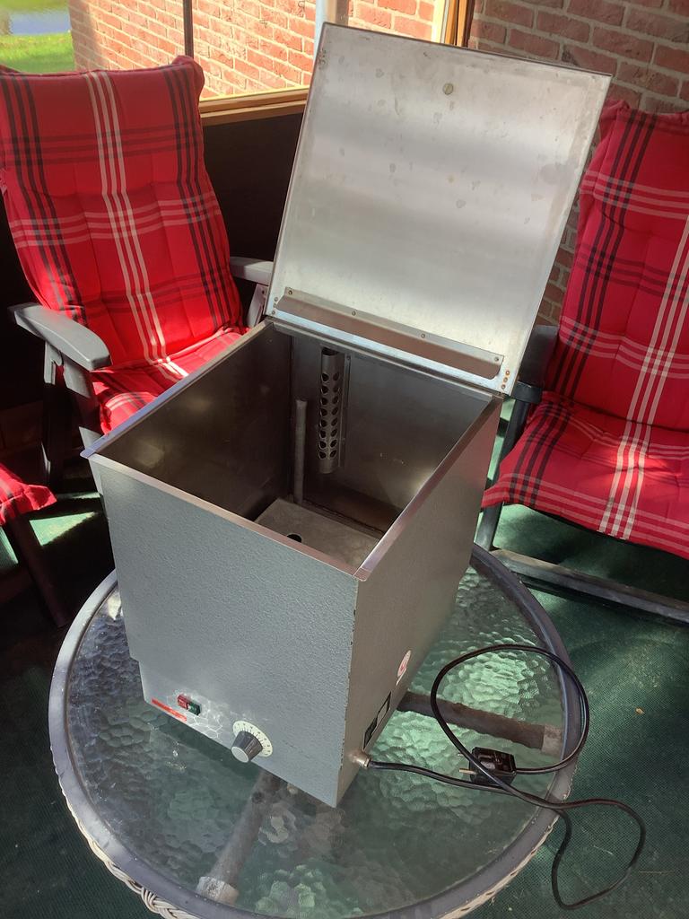 Bain Marie voor soepen en sauzen, Huis en Inrichting, Ophalen, Gebruikt, Metaal, Grijs