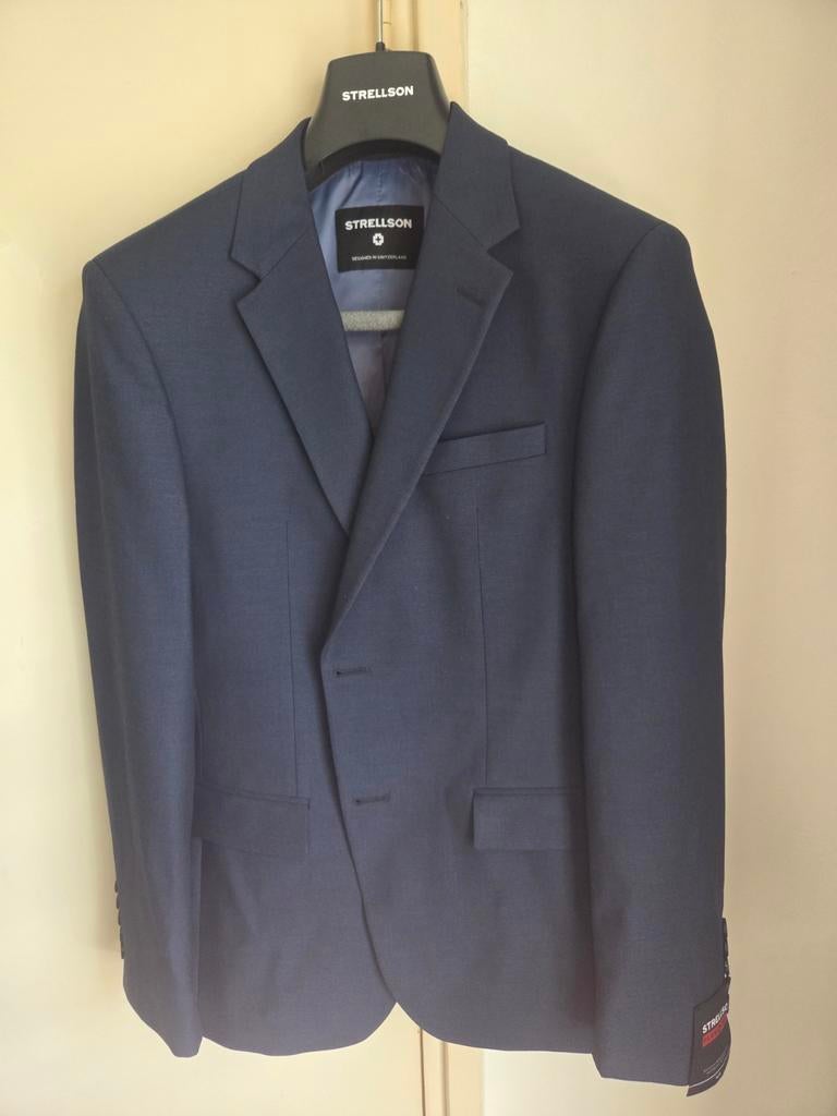 Nieuw!! STRELLSON Colbert 'Aidan' Donkerblauw Maat 46, Kleding | Heren, Kostuums en Colberts, Strellson, Blauw, Nieuw, Ophalen of Verzenden
