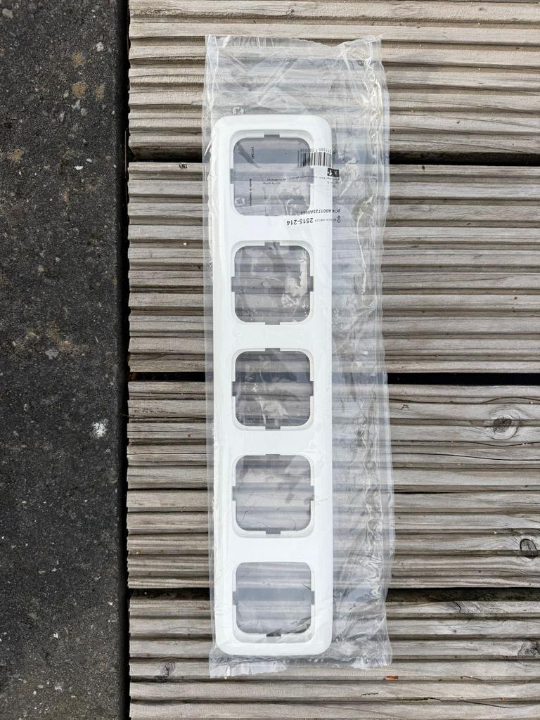 Busch Jeager afdekraam 5-voudig Reflex SI alpin wit, Ophalen, Nieuw, Overige typen