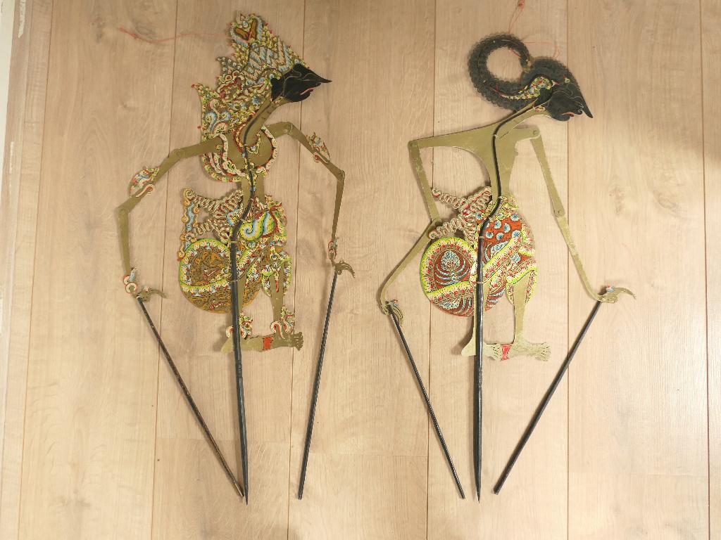 Wajang schaduwpoppen, Antiek en Kunst, Curiosa en Brocante, Ophalen