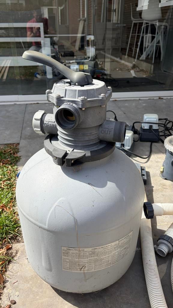 Intex Zandfilterpomp met Zoutwatersysteem & Skimmer, Ophalen, Gebruikt, Filter