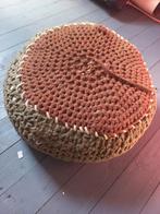 Gehaakte Meditatie Poef - Ideaal voor Kleermakerszit, Huis en Inrichting, Banken | Voetenbanken en Poefen, Minder dan 50 cm, Gebruikt