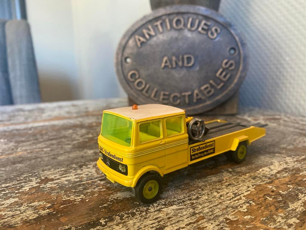 Siku-Mercedes-Benz ADAC Straßendienst Sleepwagen, Overige merken, Gebruikt, 1:50 of kleiner, Ophalen of Verzenden