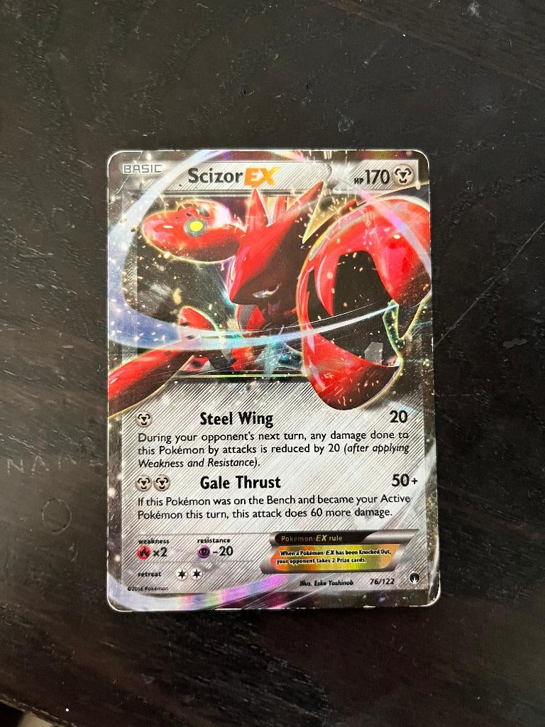Pokemon kaart Scizor EX (BKP 76), Ophalen of Verzenden, Nieuw