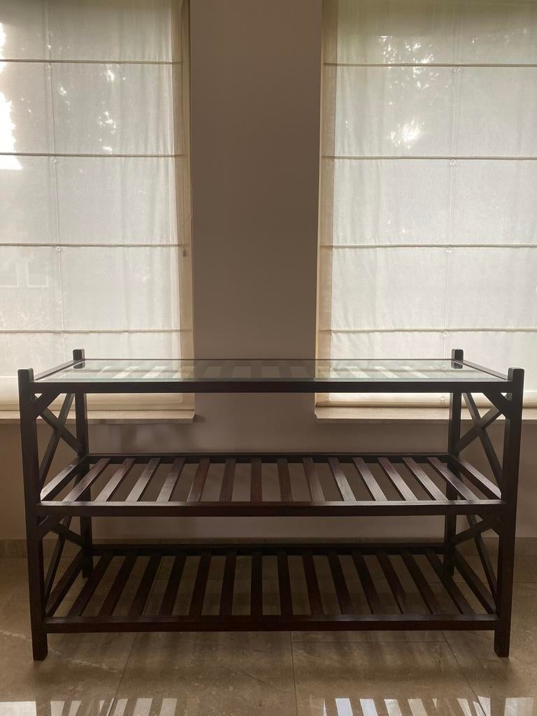 Koloniale console 130x45x80, Huis en Inrichting, Tafels | Bijzettafels, Ophalen, Zo goed als nieuw