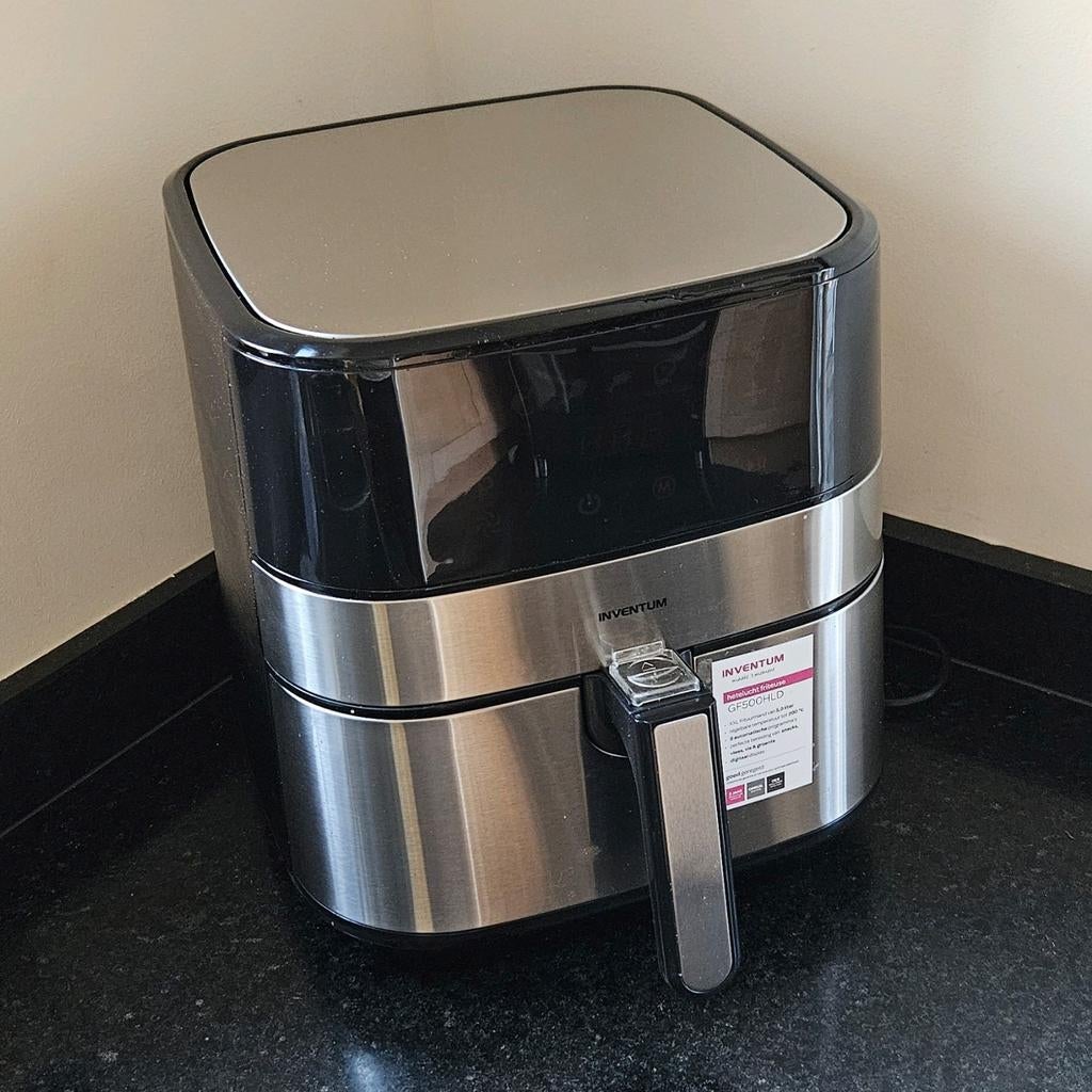 Airfryer Inventum hetelucht friteuse GF500HLD, Ophalen, Gebruikt, Airfryer XXL