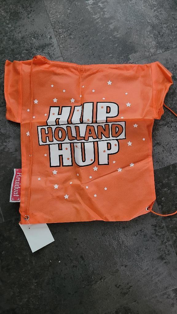 Oranje tas / T-shirt met opdruk Hup Holland Hup, Verzamelen, Sportartikelen en Voetbal, Ophalen of Verzenden, Nieuw, Overige binnenlandse clubs