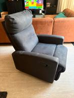 Relaxfauteuil Jackson antraciet - Zo goed als nieuw, Ophalen, Zo goed als nieuw, Stof