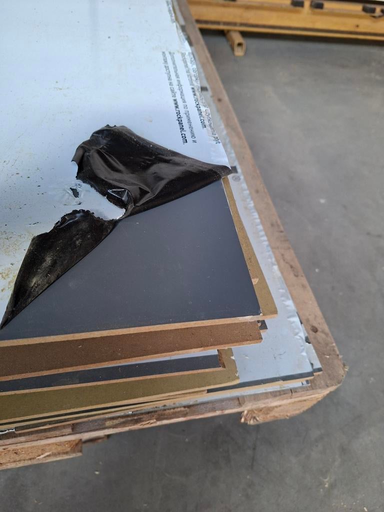 Rockpanel 6mm dik ral 7012, Ophalen