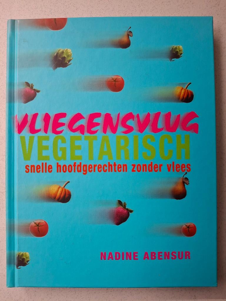 'Vliegensvlug vegetarisch' van Nadine Abensur, Boeken, Nadine Abensur, Vegetarisch, Nieuw, Tapas, Hapjes en Dim Sum