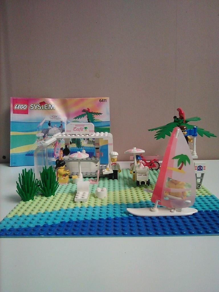Lego 6411 Sand dollar cafe Paradisa, Kinderen en Baby's, Speelgoed | Duplo en Lego, Ophalen of Verzenden, Gebruikt, Compleet, Lego