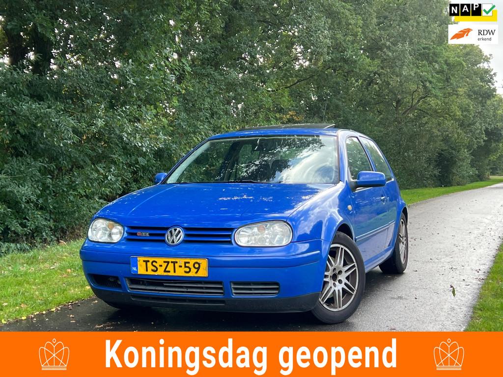 Volkswagen Golf 1.8-5V Turbo GTI | Recaro | Schuif/kanteldak, Stof, Zwart, 4 cilinders, 150 pk