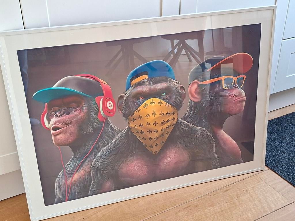 Horen Zien Zwijgen poster, Ophalen of Verzenden