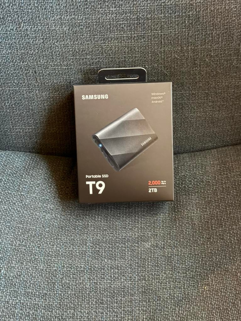 Samsung ssd 2tb T9 Niet geopend!!!, Computers en Software, Harde schijven, Ophalen of Verzenden, Nieuw, Desktop