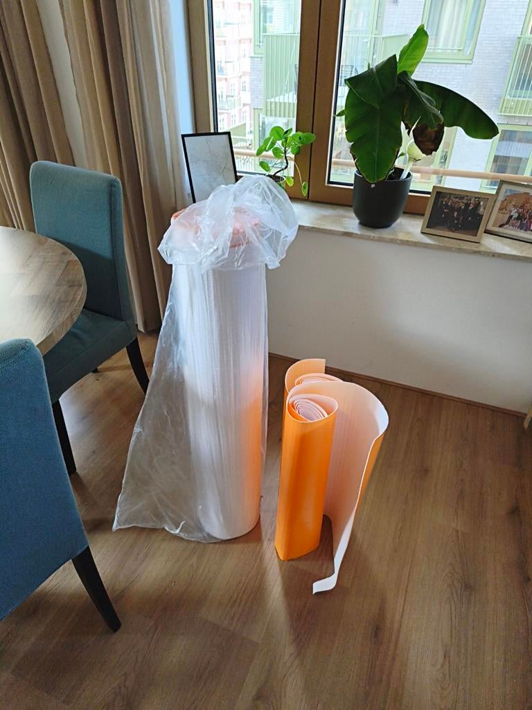 Spemi HDR Laminaat ondervloer 1.7mm - 18m2 (15m2 verpakt), Ophalen