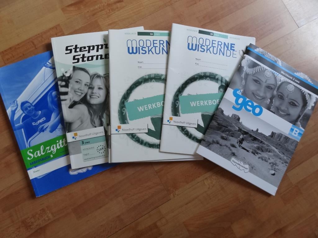 werkboeken 3 VWO geo, Boeken, Ophalen of Verzenden, Zo goed als nieuw, VWO