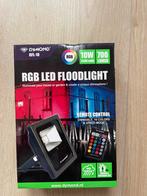 Dymond RGB LED Floodlight 10W 700 Lumen met Afstandsbedienin, Ophalen of Verzenden, Nieuw