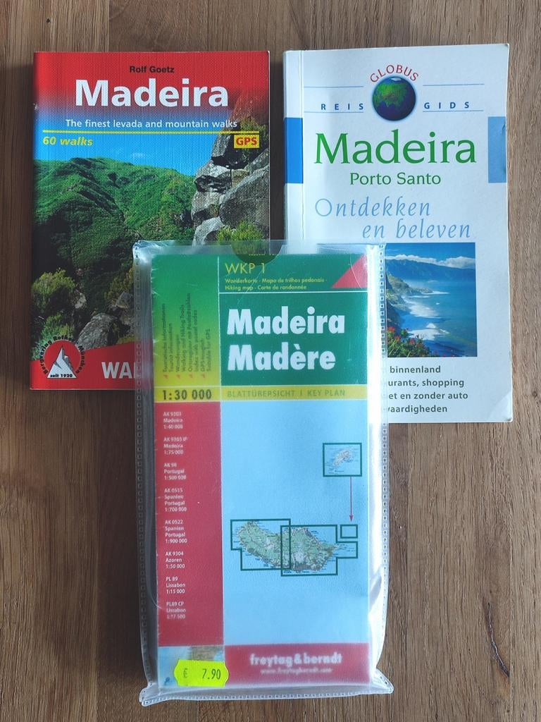 Reisgids Madeira, wandelgids en wegenkaart routekaart, Europa, Ophalen of Verzenden, Reisgids of -boek, Gelezen
