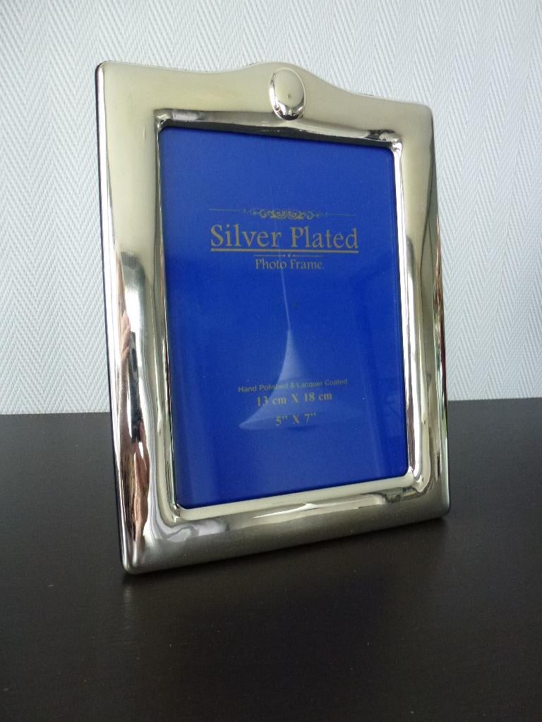 Mooie nieuwe  fotolijst verzilverd, gemaakt in Italië, Ophalen of Verzenden, Nieuw