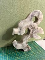 Abstracte marmeren sculptuur - Uniek kunstwerk, Ophalen of Verzenden, Zo goed als nieuw, Overige typen