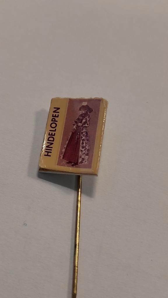 Vintage Hindeloopen Speldje - Traditionele Klederdracht, Verzamelen, Speldjes, Pins en Buttons, Gebruikt, Overige onderwerpen