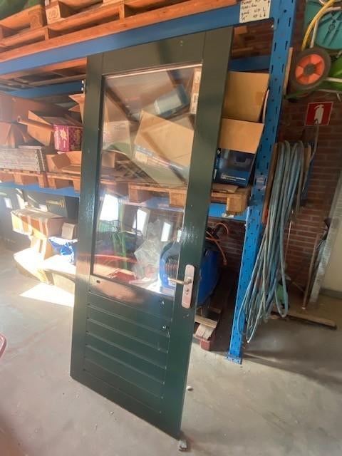 Buitendeur, Ophalen, Gebruikt, 80 tot 100 cm, 215 cm of meer