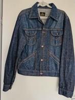 Vintage Donker Spijkerjack Maverick Maat L, Maat 52/54 (L), Blauw, Gedragen, Maverick