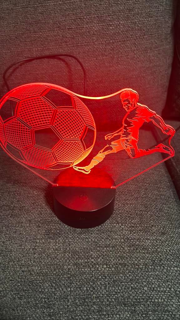 Voetbal LED Lamp met Samsung Oplader - Sfeervol & Praktisch, Huis en Inrichting, Ophalen, Nieuw