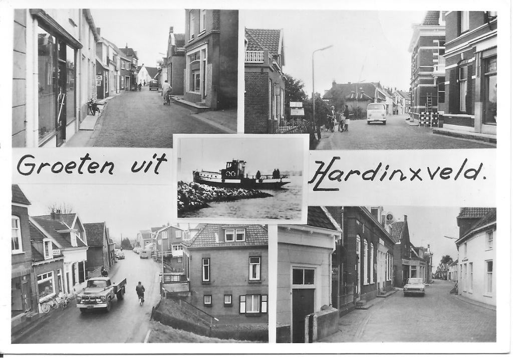 Groeten uit Hardinxveld., Ophalen of Verzenden, 1960 tot 1980, Ongelopen, Zuid-Holland